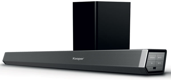 2.1 Soundbar mit kabellosem Subwoofer 80W Kooper Blues Lautsprecher Schwarz acquista