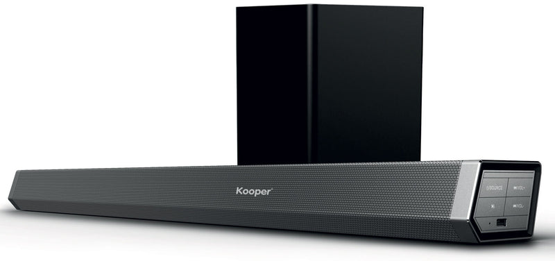 Soundbar 2.1 con Subwoofer Wireless 80W Kooper Blues Speaker Nero