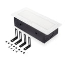 Multipresa Atom per Scrivania in Alluminio e Plastica Emuca Bianco