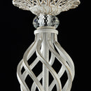 Lampada pendente Elegant in Metallo Grace Bianco con Oro