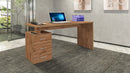 Scrivania 3 Cassetti 160x60x75 cm New Selina Rovere Wotan  