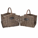 Set 2 Ceste portalegna wood sbiancato 
