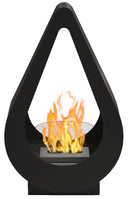 Camino a Bioetanolo da Pavimento 68,8x42 cm Karlsen Pisa Nero