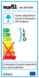 Plafoniera da Esterno a LED 8W Tonda Sovil Laser Bianco