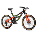 Bicicletta per Ragazzi 26" Twentysix Full 26 Cambio Shimano 21V Telaio in Alluminio Verde 