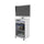 Mobile porta Tv Crescendo 50 47x40x73H cm bianco frassinato