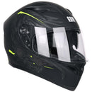 Casco Integrale per Scooter Visiera Lunga CGM Indian 316S Giallo Fluo Opaco XS - (53-54 cm)