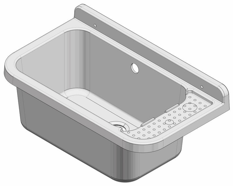 Lavatoio in Polipropilene 13,5l Forlani Pilozzo 50 Grigio Varie Misure