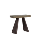 Consolle Allungabile 90-196x40x77 cm Diamante Small Tortora Telaio Orso 