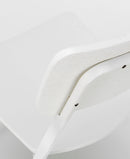 Set 4 Sedie 51x51,5xH82 cm in Legno e Metallo Woody Bianco