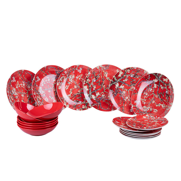 acquista 18-teiliges Tafelservice aus New Bone China und Steinzeug Villa d'Este Home Tivoli Japanese Dream