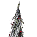 Mini Albero di Natale Decorativo con Led 65 cm Abete Verde