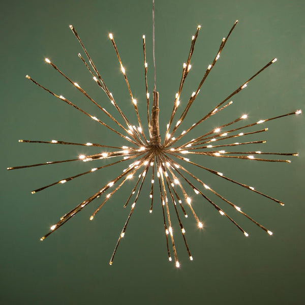 prezzo Spritzer Dekorative Lampe mit 80 Leds und Flash Ø52 cm Gold