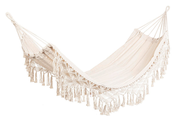 Amaca da Giardino 200x100 cm in Poli-Cotone Eldoris Bianco online