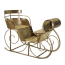 Slitta in Metallo oro cm 160x84xh115