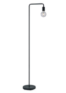 Piantana da Interno  E27 in Metallo Nero Opaco