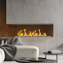 Bruciatore a Bioetanolo Smart App Inserto Automatico Camino Da Incasso Slim 100      