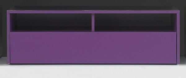 TV-Schrank mit 2 Nischen 1 Klapptür 139x41x44cm TFT Boost Lila sconto