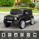 Macchina Elettrica per Bambini 3-8 Anni 107x64x54 cm con Telecomando Cruscotto Cintura e Fari LED Nero      