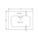 Mobile da Bagno sospeso Bali 02A Twist Bianco TFT