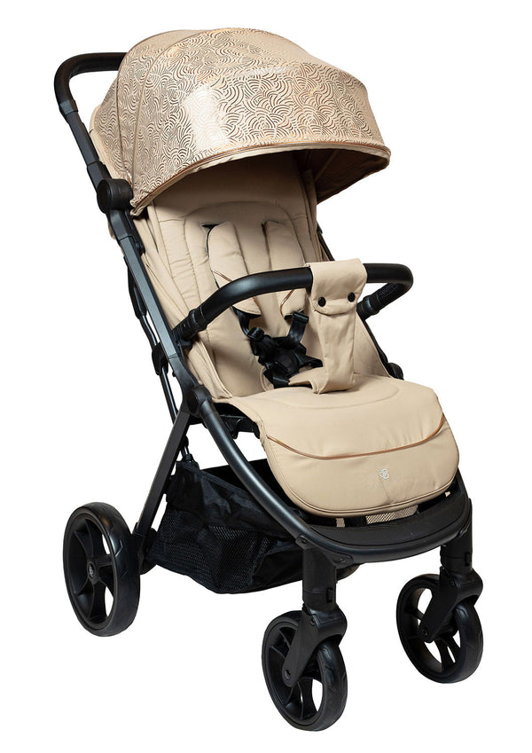 Passeggino Pieghevole Chiusura Automatica Ultra Compatto per Bambini Barotti XL Pro Beige online