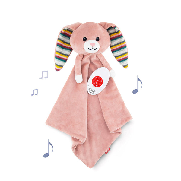 acquista Copertina Peluche Coniglio Caldo Abbraccio 50x40x10 cm con Melodie