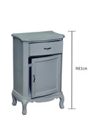 Comodino 1 Cassetto ed 1 Anta H 83 cm