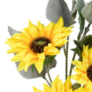 Set 4 Girasoli Artificiali per 5 68 cm