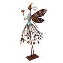 Fatina metallo con cuore oro cm 37,5x16,5xh77