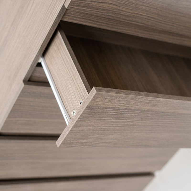 Cassettiera 5 Casetti 77x111x50 cm in Legno Rovere