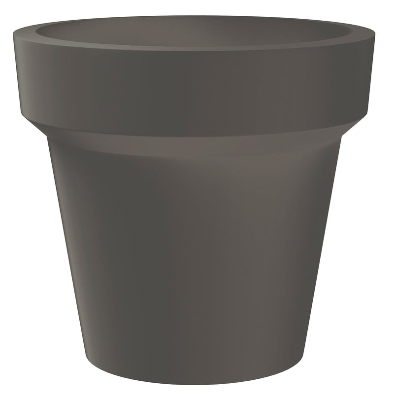 Vaso Ø115x105 cm in Resina Arkema POT M Dove Gray