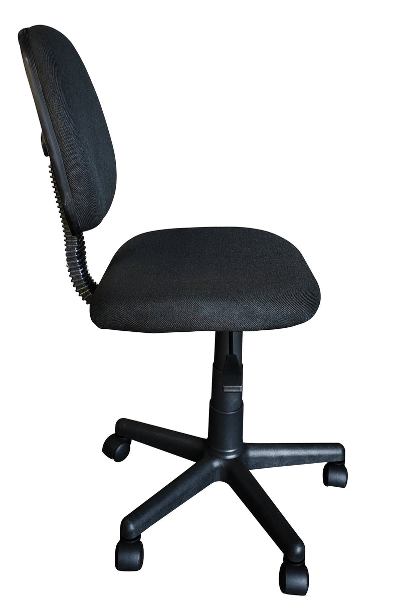 Sedia Poltrona Operativa da Ufficio in Tessuto Nero