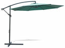 Ombrellone da Giardino Decentrato in Alluminio Ø3m con Manovella Soriani Lampara Verde