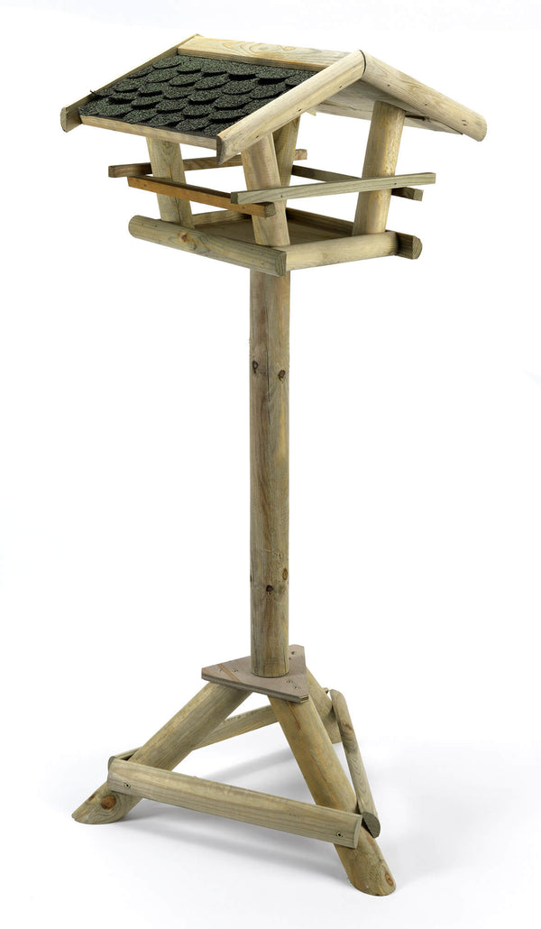 Vogelhäuschen 35x38xh100 cm Happiness aus natürlichem FSC-Holz sconto