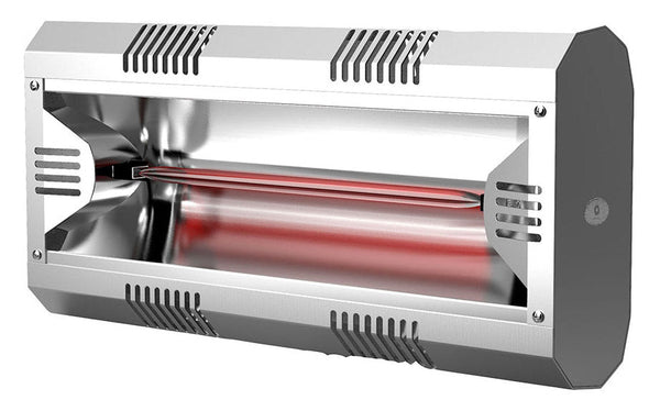 online Elektrischer Infrarotstrahler für Wand oder Decke 23,5 x 49,6 x 31,3 cm 2000 W Moel Hathor 79104