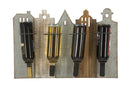 Porta Bottiglie da Muro City 60x12x40 cm in Ferro e MDF