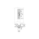 Kit Supporti per Mensole e Appendiabiti in Legno e Alluminio Emuca Zero Grigio Pietra