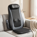 Sedile Massaggiante 105x45x10 cm con Calore Shiatsu e Vibrazione per Fianchi e Cosce in Finta Pelle Nero      