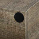 Albero Tiragraffi per Gatti 66x38x88 cm in Legno e Corda Sisal Marrone Chiaro