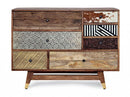 Cassettiera 7 Cassetti 110x40x80 cm in Legno