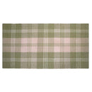 Tappeto Bagno Design Scozzese 50x90 cm in Cotone Verde