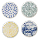 Set 4 Piatti Pizza Ø33x2 cm  in Porcellana VdE Tivoli 1996 Marea 