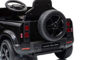 Macchina Elettrica per Bambini Licenza Land Rover Defender Small 12V con Telecomando Nero