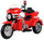 American Police Elektro-Motorrad 3 Räder für Kinder 12V Kidfun Police Washington Red