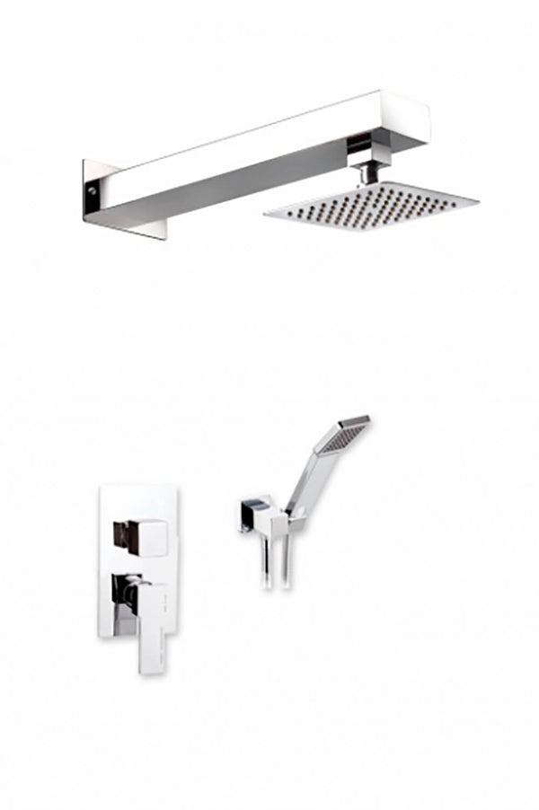 Ama Luxury Demetra Steel Brausearm Umsteller Mischer und Handbrause aus Stahl prezzo