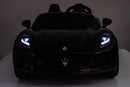 Macchina Elettrica per Bambini Licenza Maserati Folgore 12V Nero  