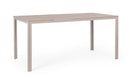 Tavolo da Esterno 156x78 cm in Acciaio e HDPE Sarita Antracite  
