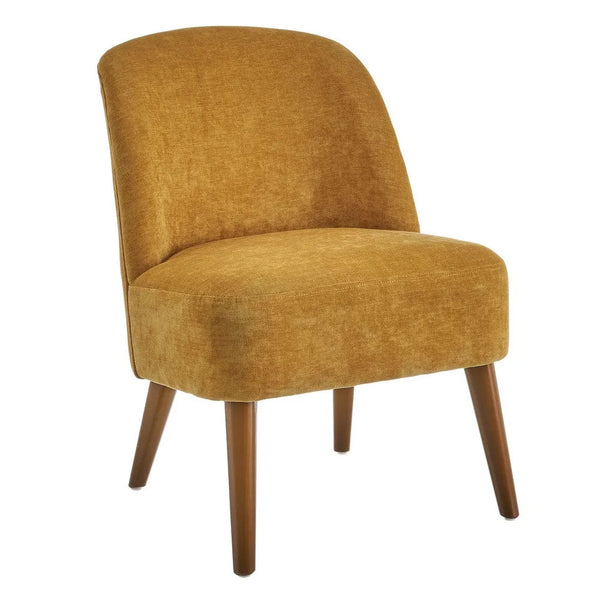 sconto Poltrona Relax in Legno e Tessuto Colore Mostarda Mod. Petty 52x58x71H cm