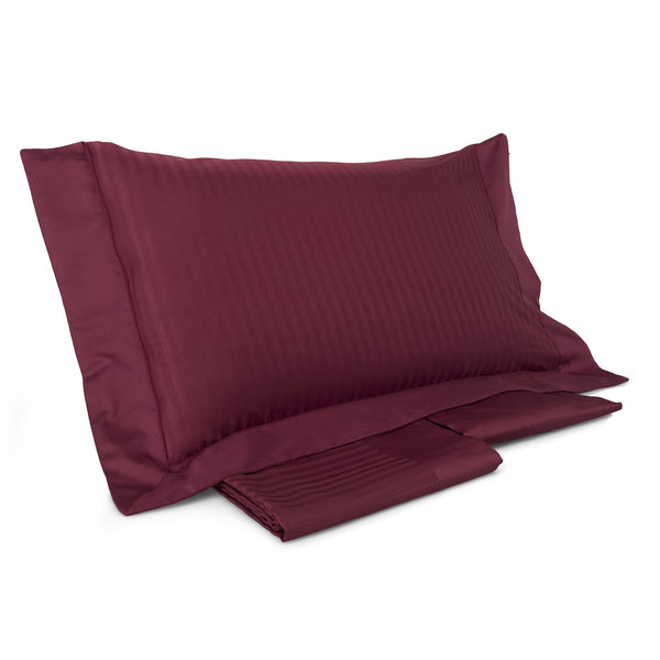 Set aus Oberlaken und Kissenbezügen, einfarbig Mitera, Rubin, Bordeaux, verschiedene Größen online