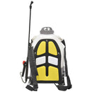 Pompa Irroratrice Elettrica a Zaino da Giardino a Batteria 16lt Rama Suprema Bianco e Grigio